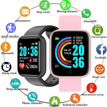 Heart Rate and Blood Pressure Monitor Smartwatch