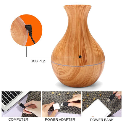 LED Ultrasonic Aromatherapy Essential Oil Diffuser