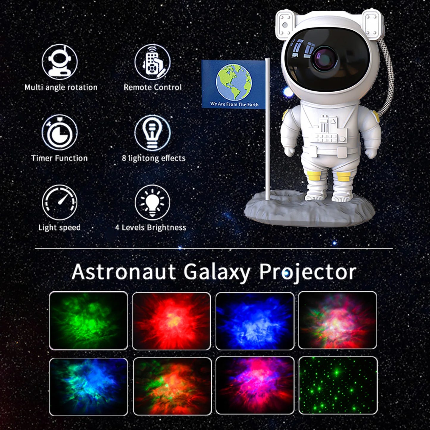 Galaxy Astronaut Projector