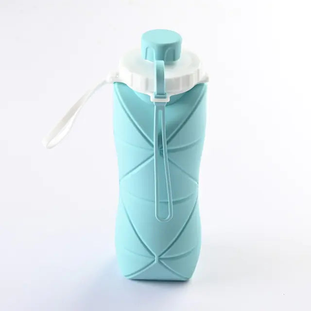 600ml Folding Silicone Water Bottle