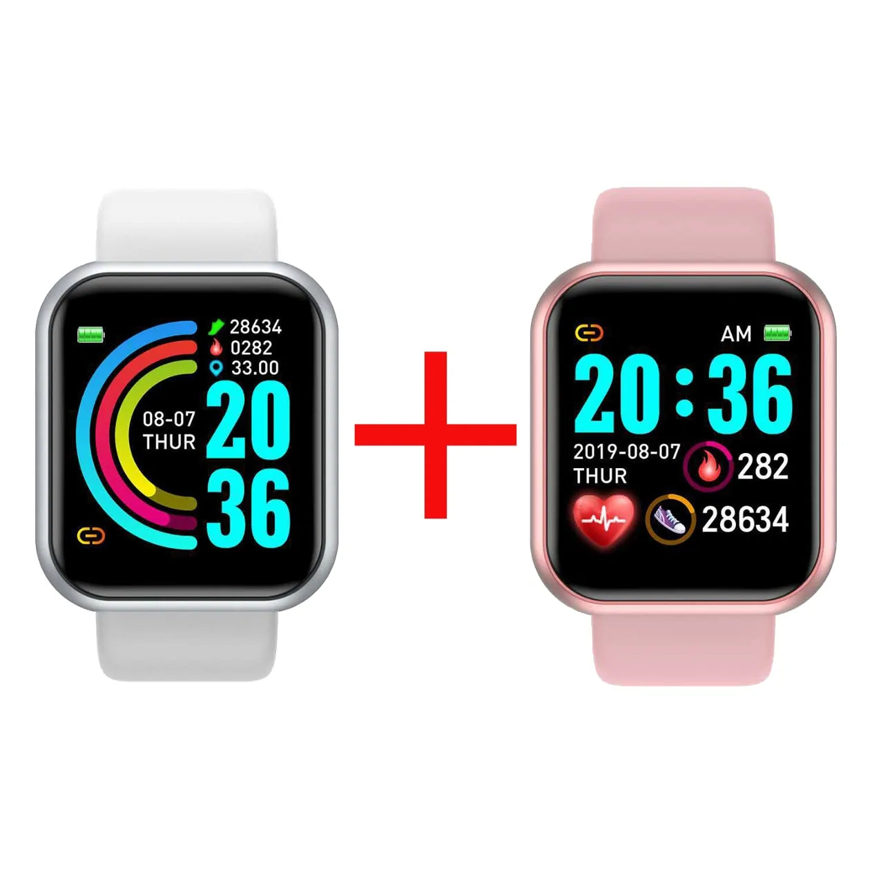 Heart Rate and Blood Pressure Monitor Smartwatch