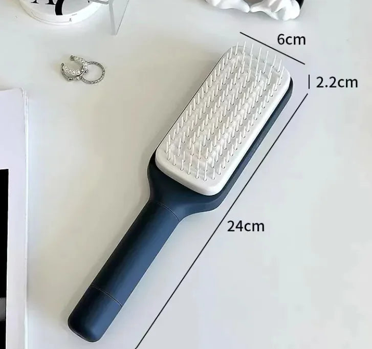 4 In 1 Self Cleaning Hair Brush