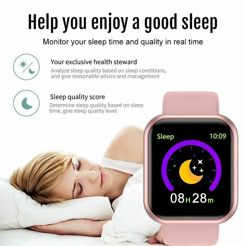 Heart Rate and Blood Pressure Monitor Smartwatch